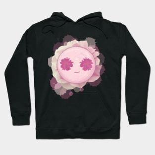 Flower Smiley - creamy pink Hoodie